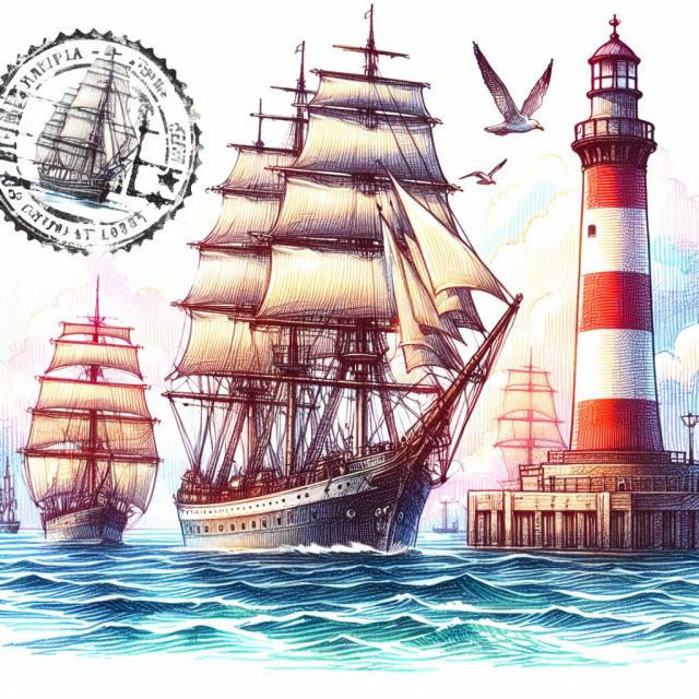 Postzegel Tallships…